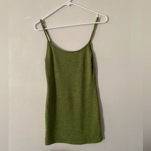 mini green dress